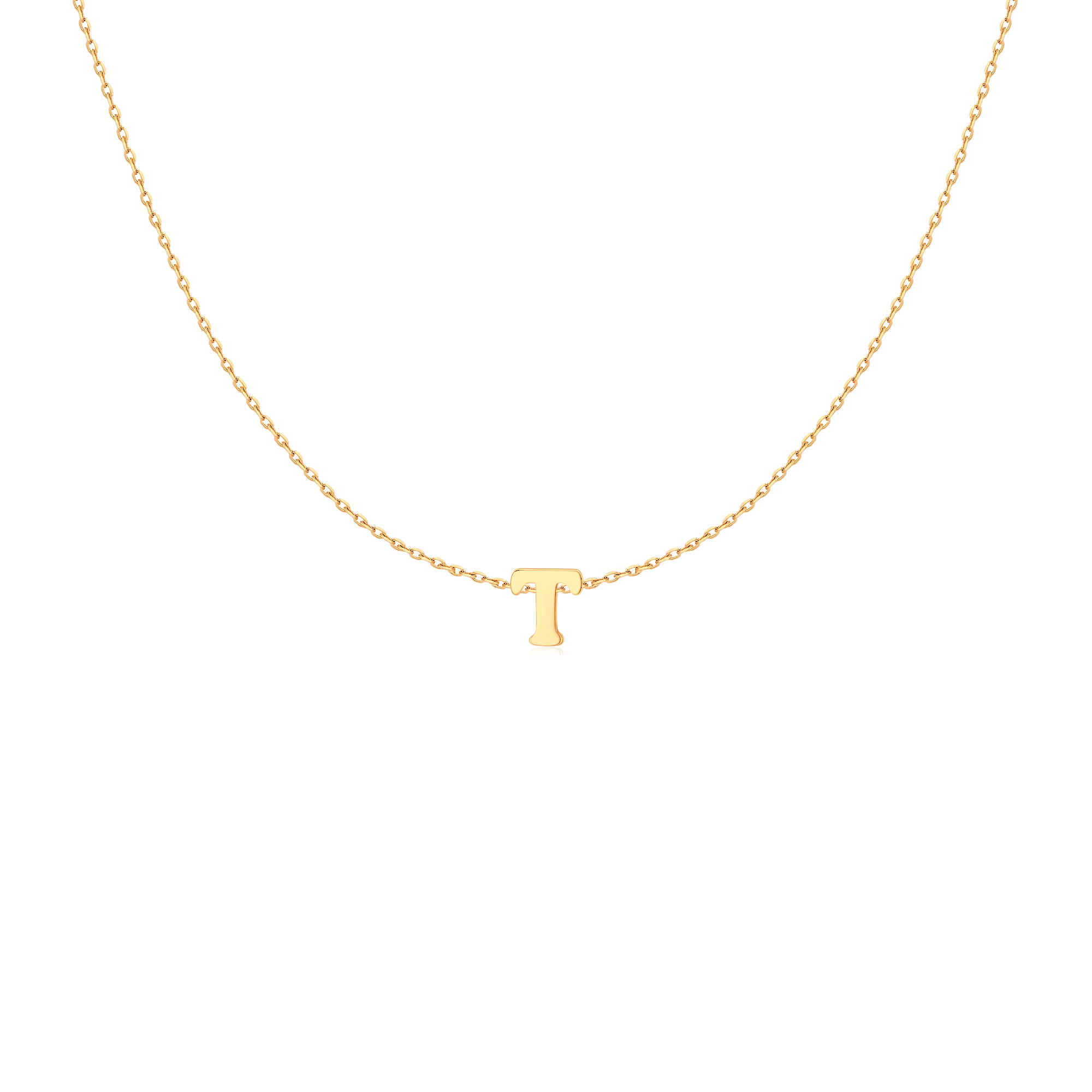 Capital Letter Necklace - Milas Jewels Shop
