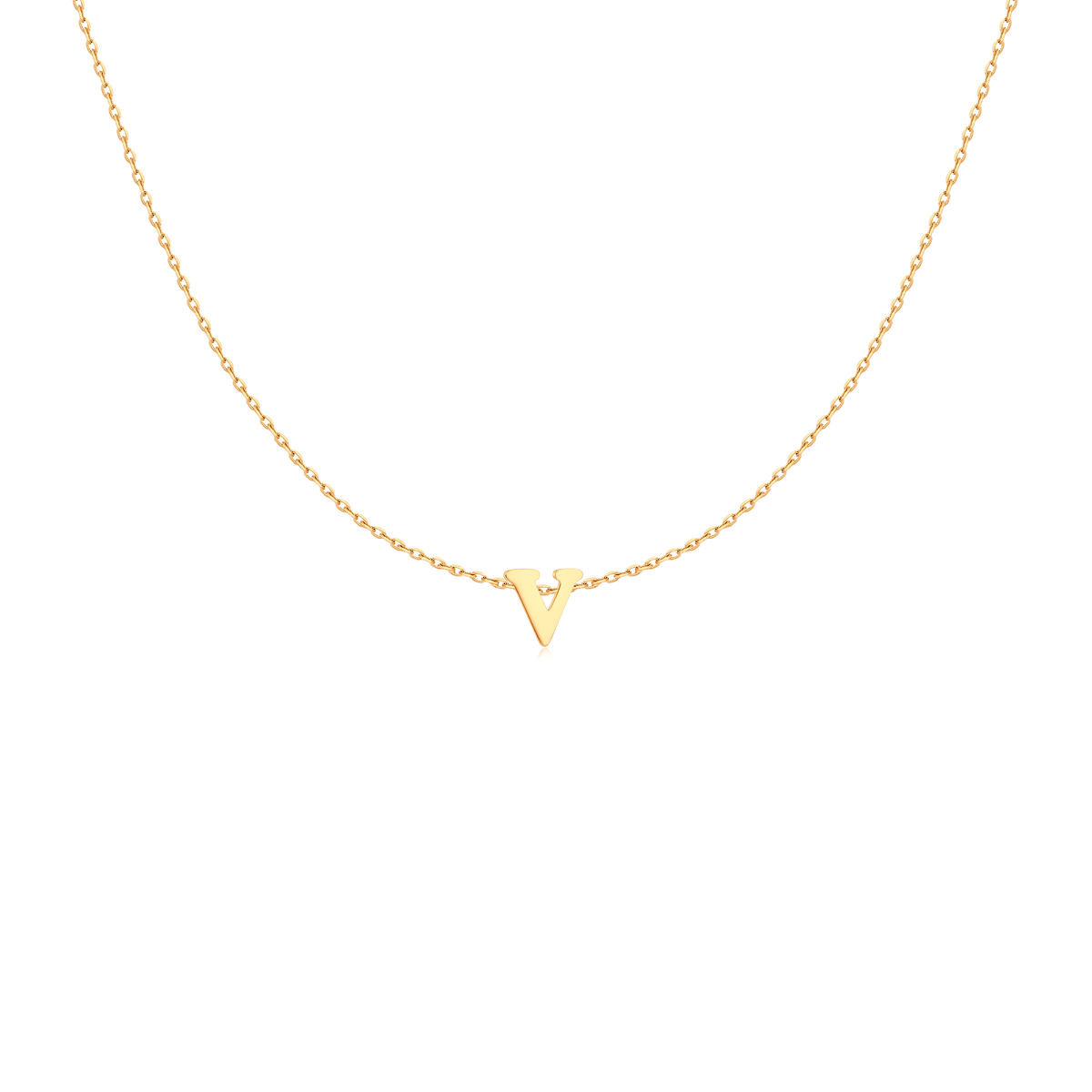 Capital Letter Necklace - Milas Jewels Shop