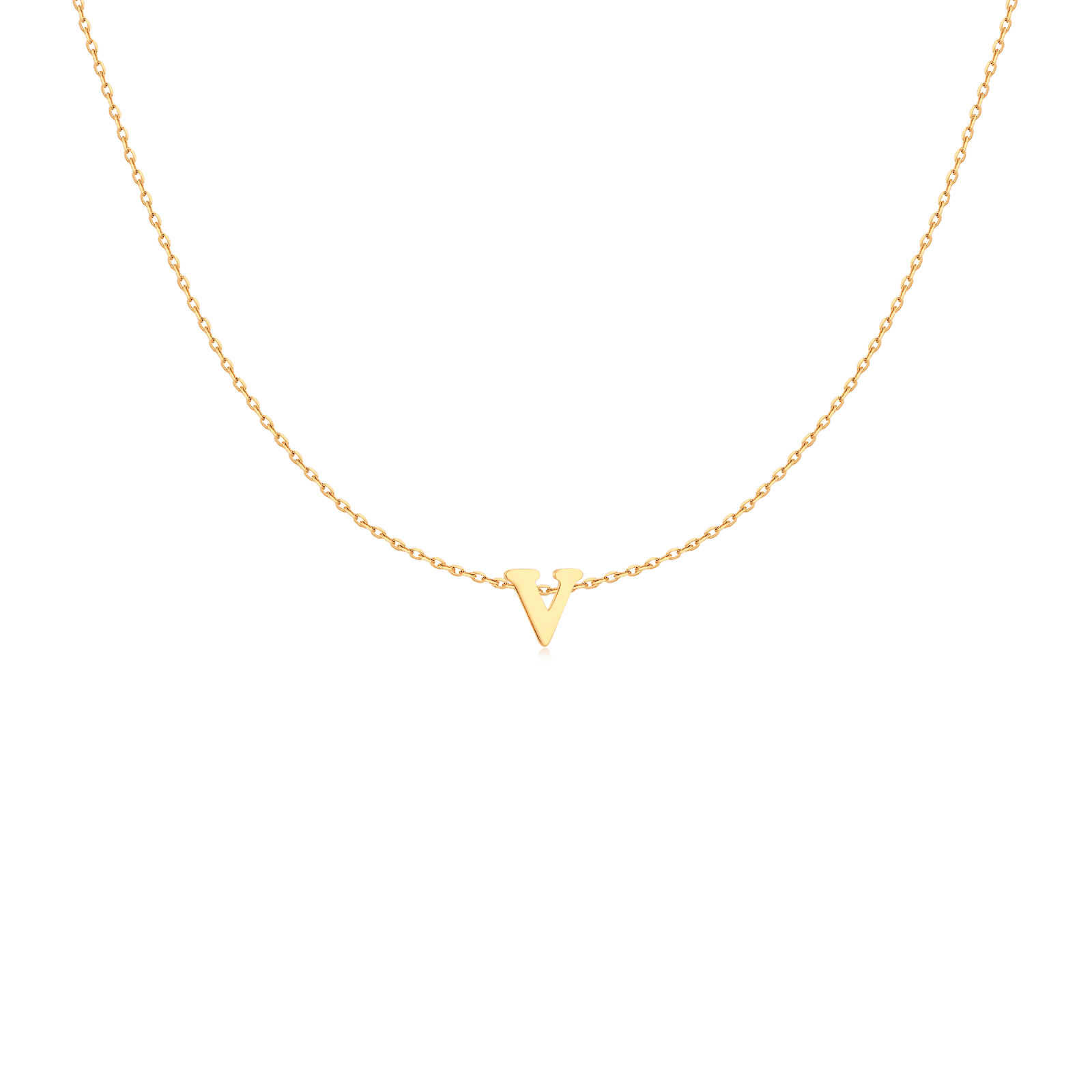 Capital Letter Necklace - Milas Jewels Shop