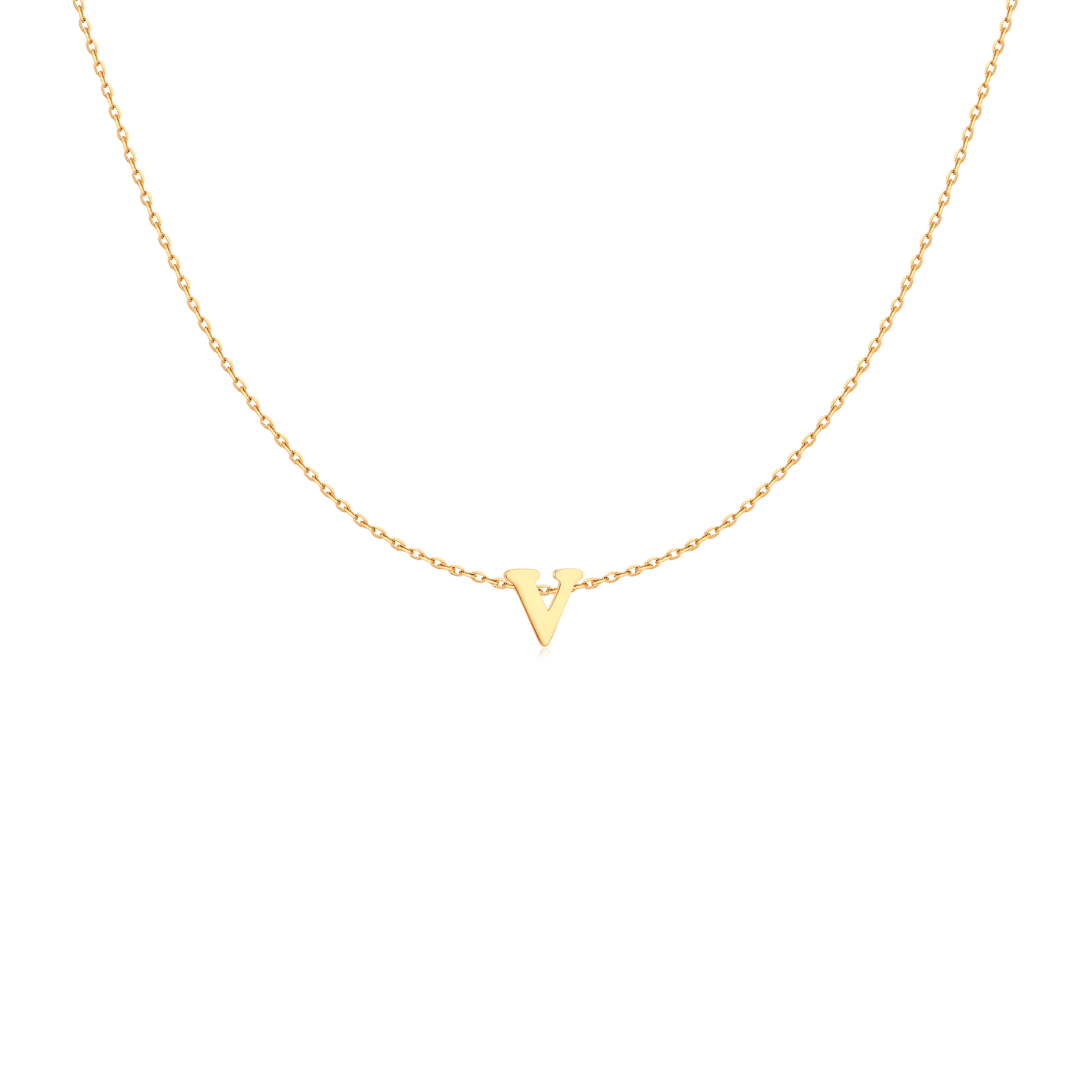 Capital Letter Necklace - Milas Jewels Shop