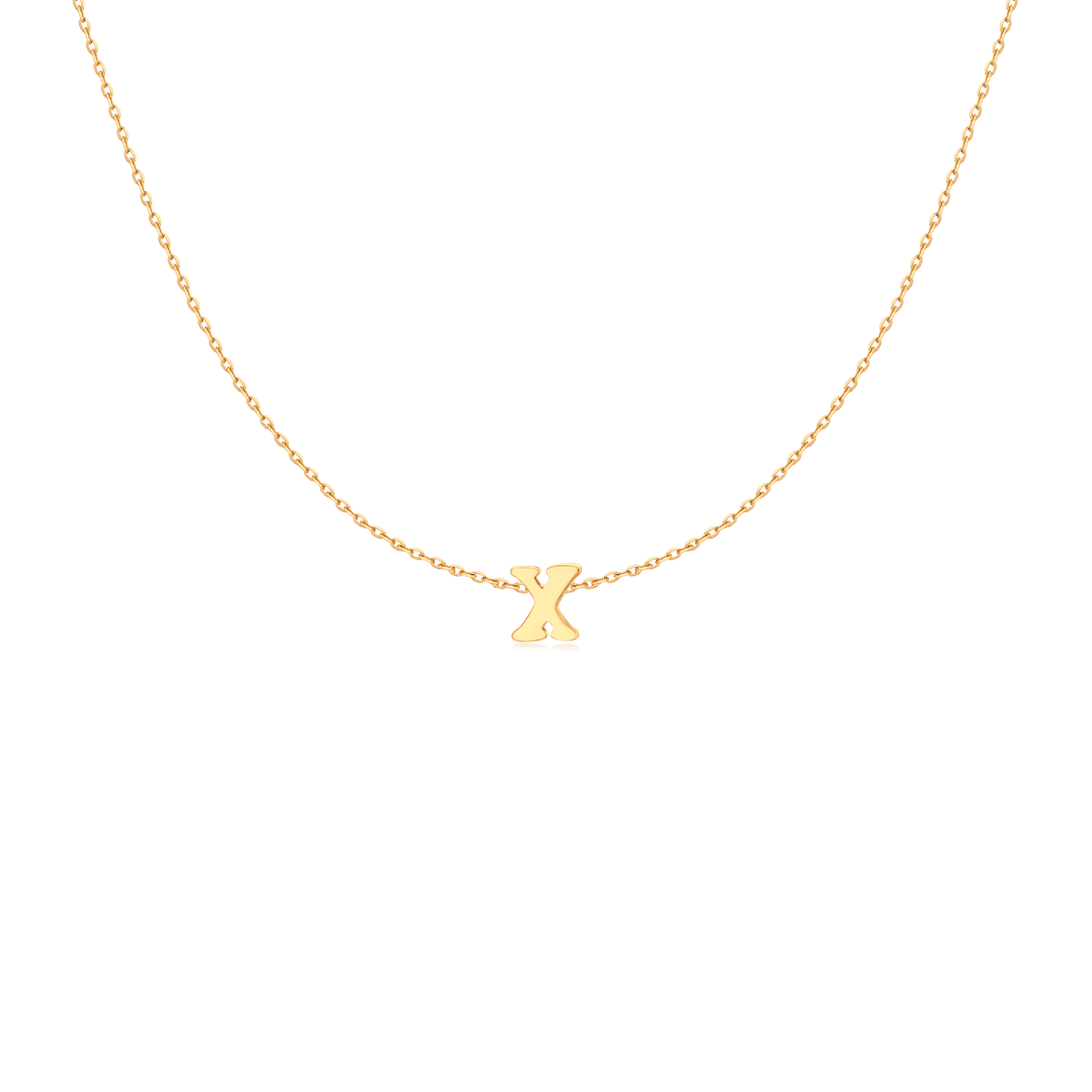 Capital Letter Necklace - Milas Jewels Shop