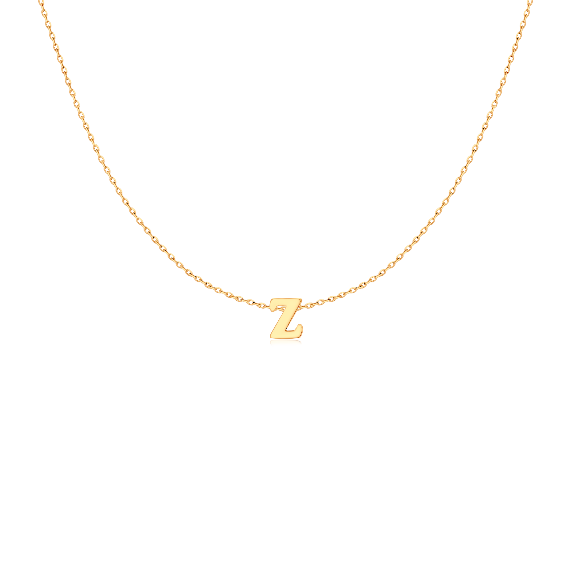 Capital Letter Necklace - Milas Jewels Shop
