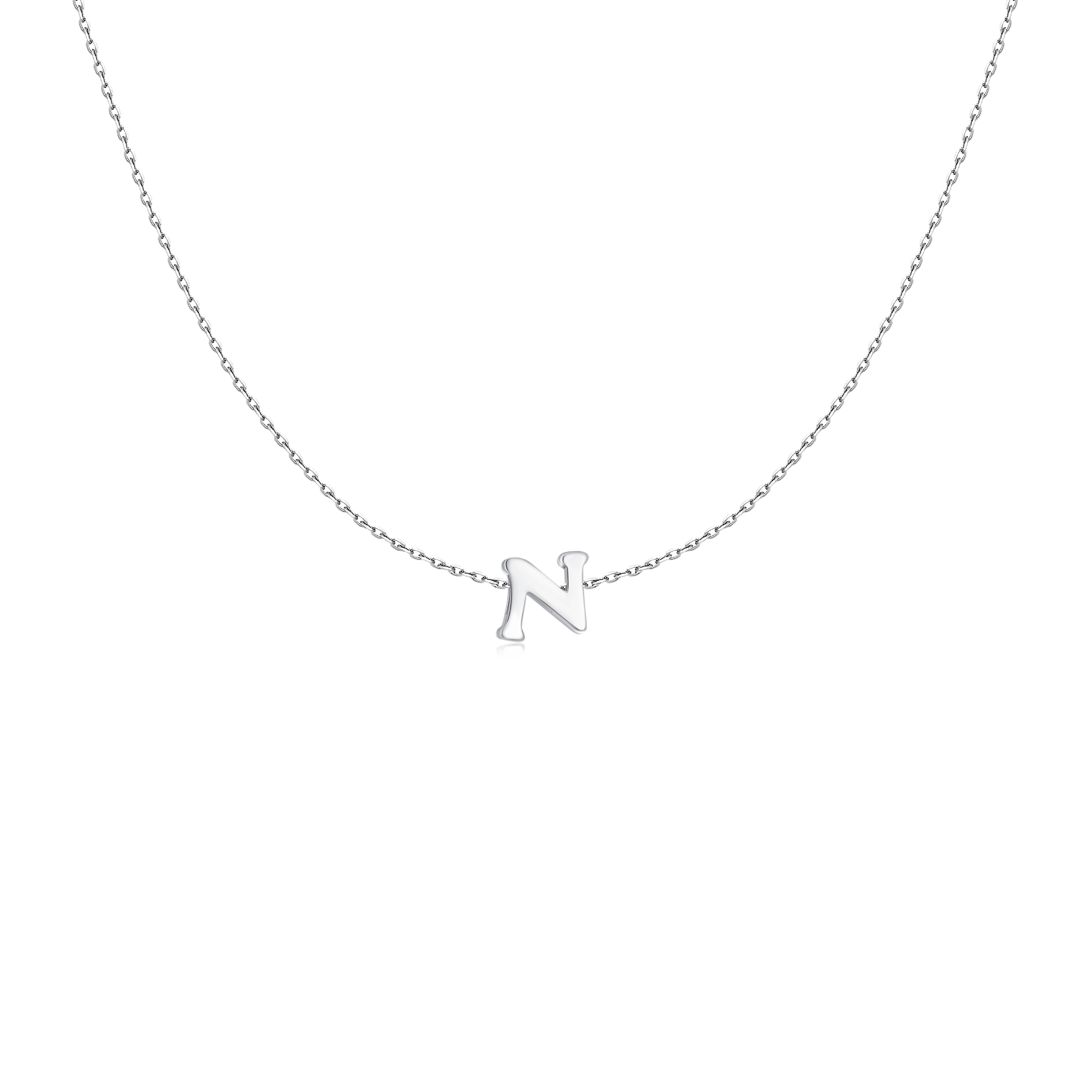 Capital Letter Necklace - Milas Jewels Shop