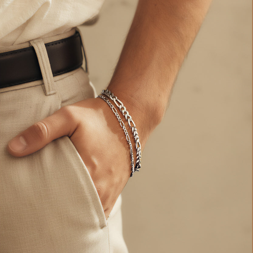 Titanium BRAVE Men's Bracelet - Milas Jewels Shop