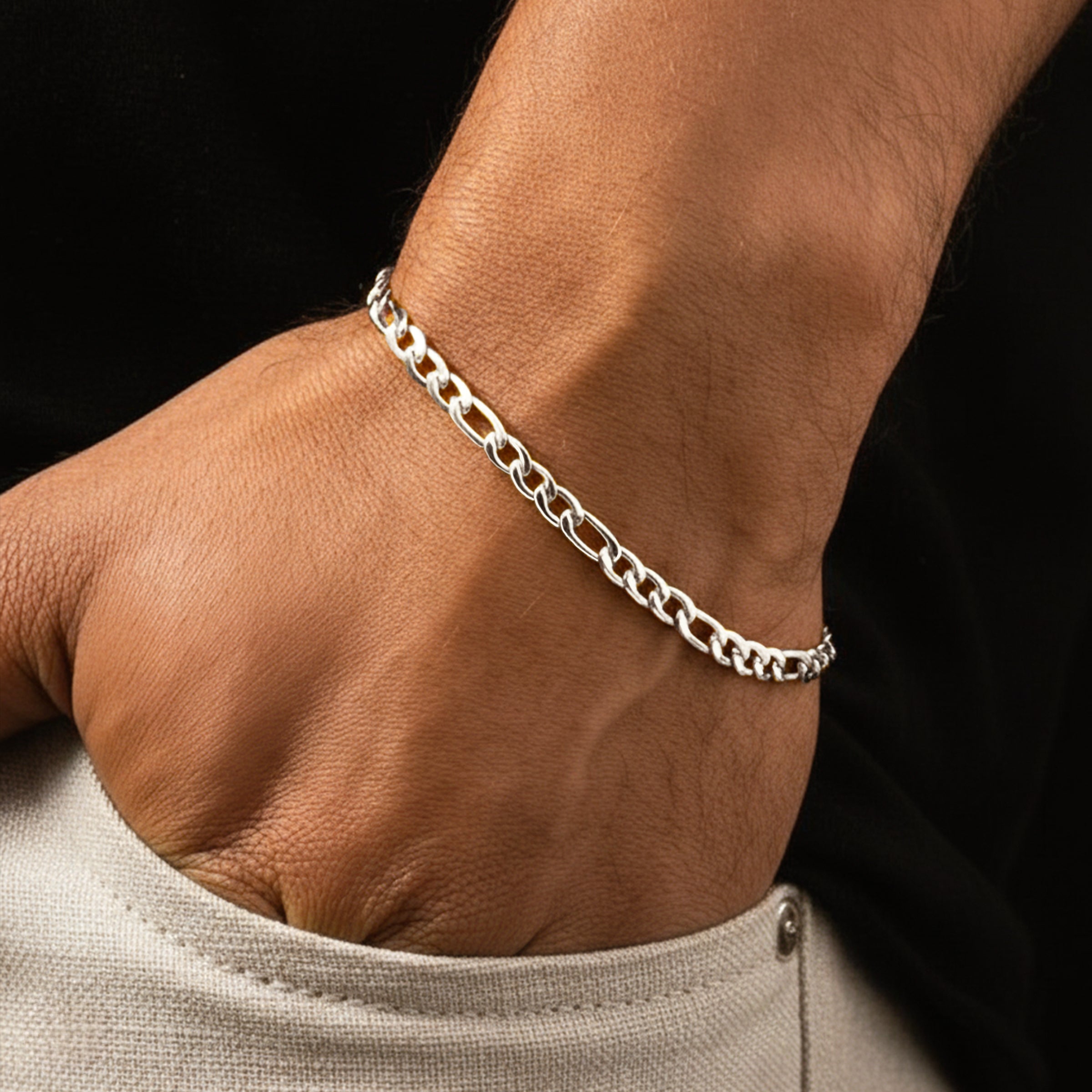 Titanium BRAVE Men's Bracelet - Milas Jewels Shop