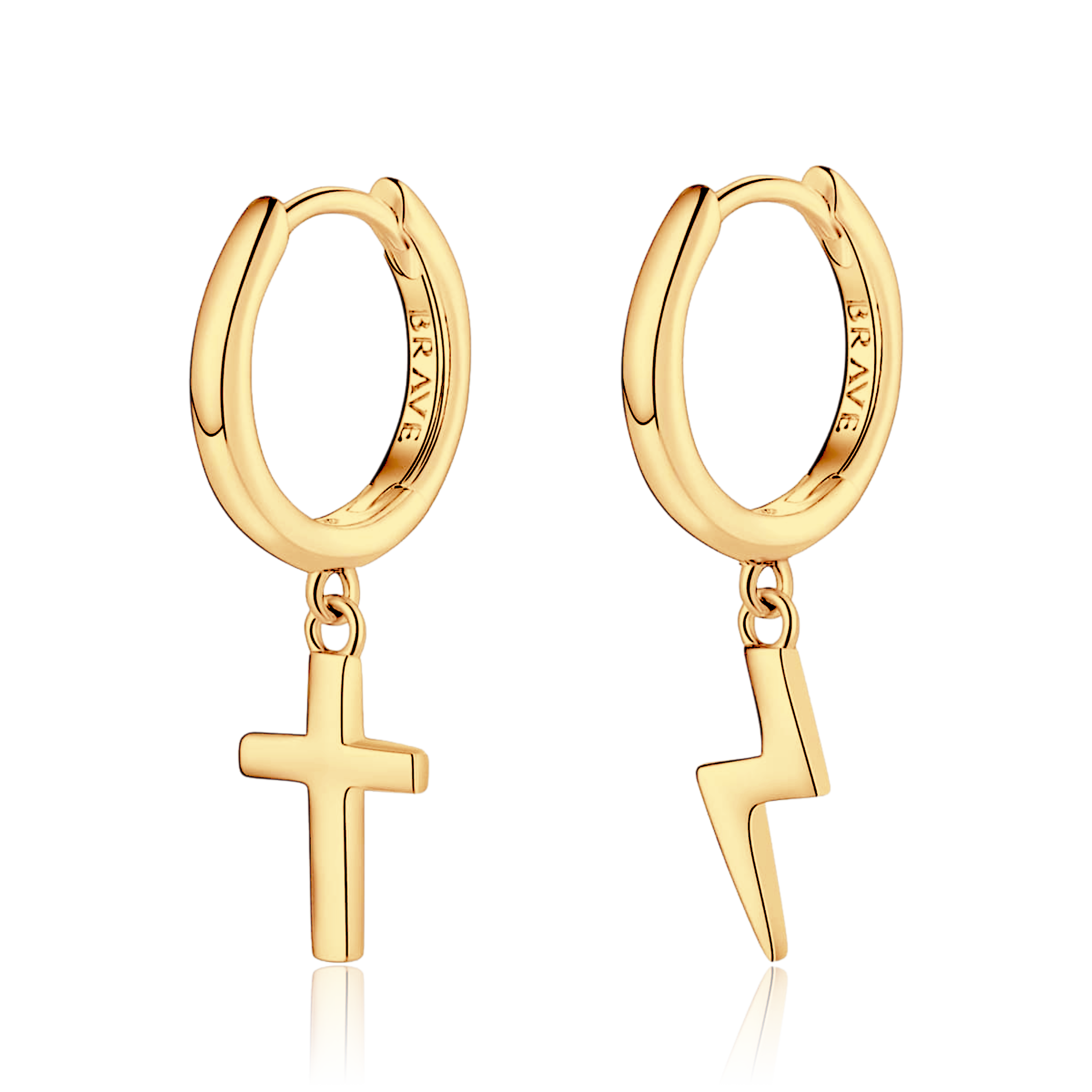 Power BRAVE Men's Earrings - Milas Jewels Shop