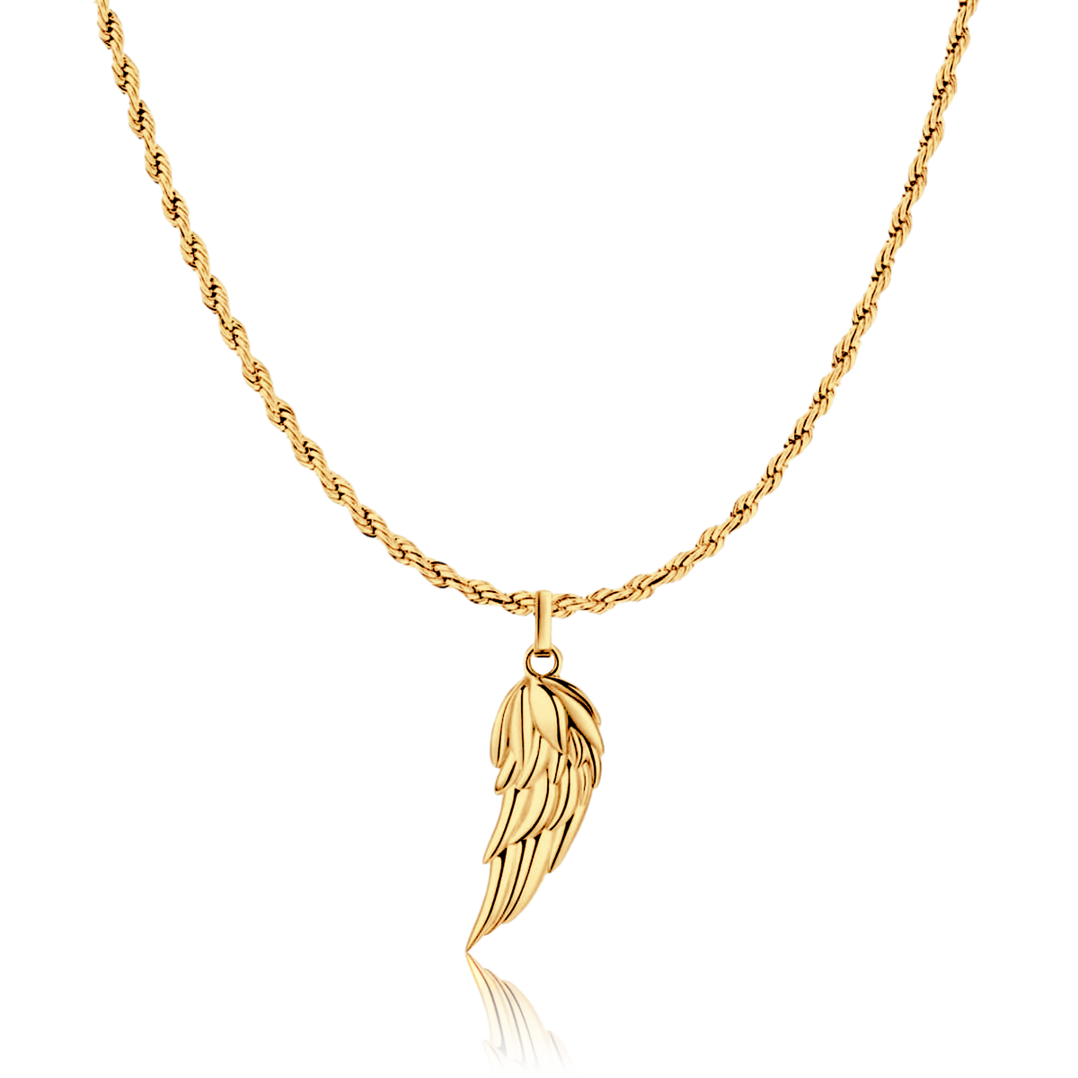 Wing BRAVE Men's Necklace - Milas Jewels Shop
