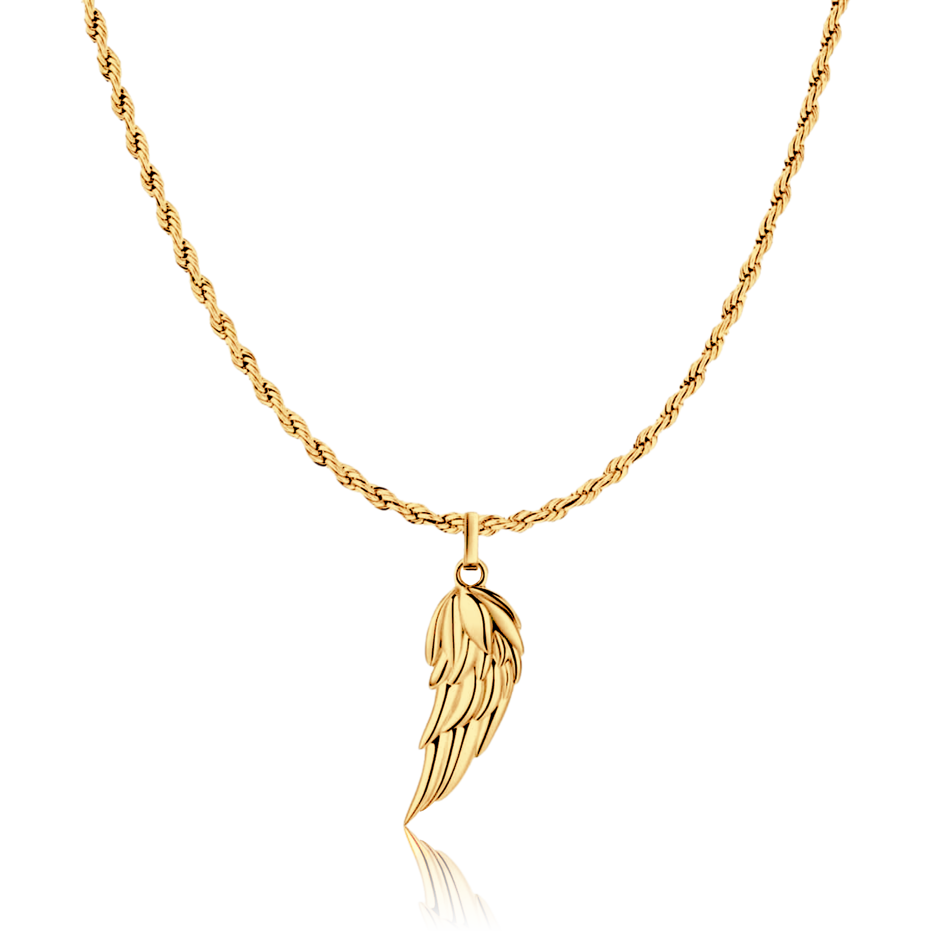 Wing BRAVE Men's Necklace - Milas Jewels Shop