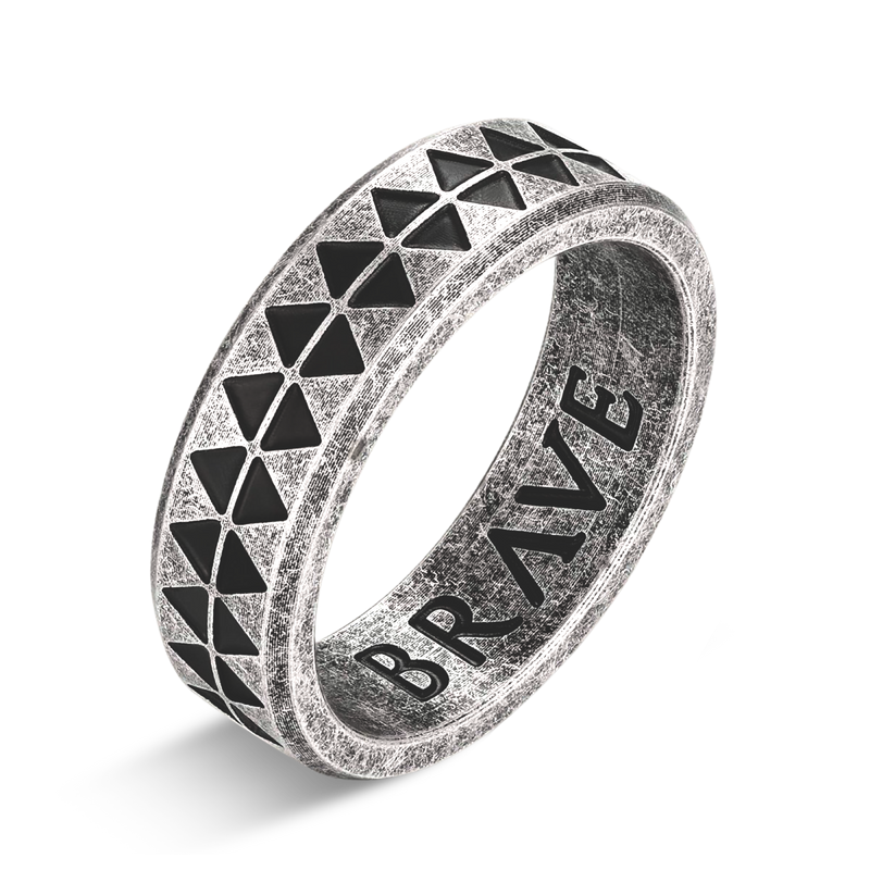 Tribal BRAVE Men's Ring - Milas Jewels Shop