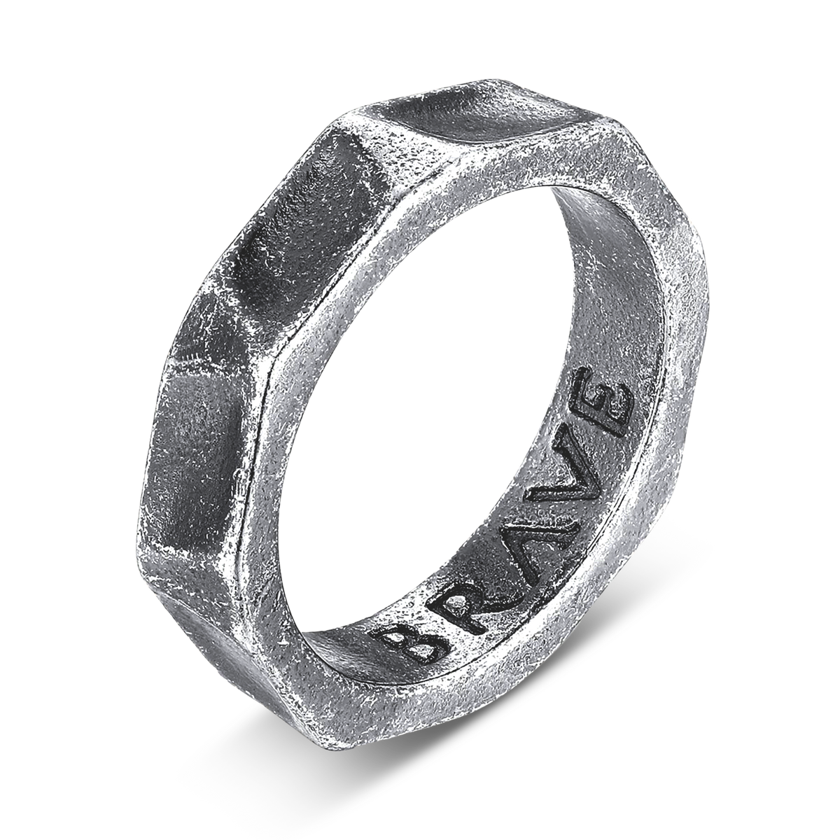 Chrome BRAVE Men's Ring - Milas Jewels Shop
