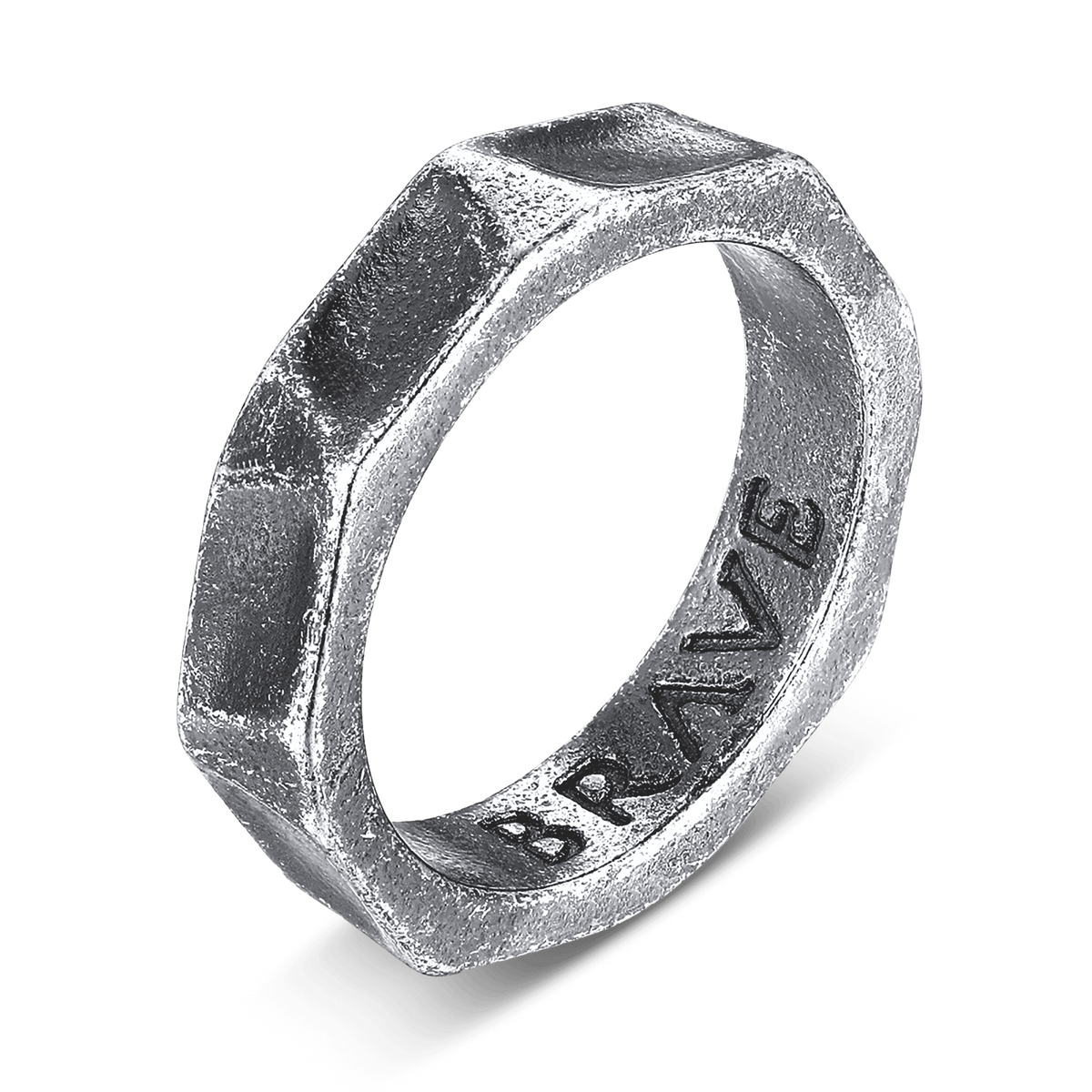 Chrome BRAVE Men's Ring - Milas Jewels Shop