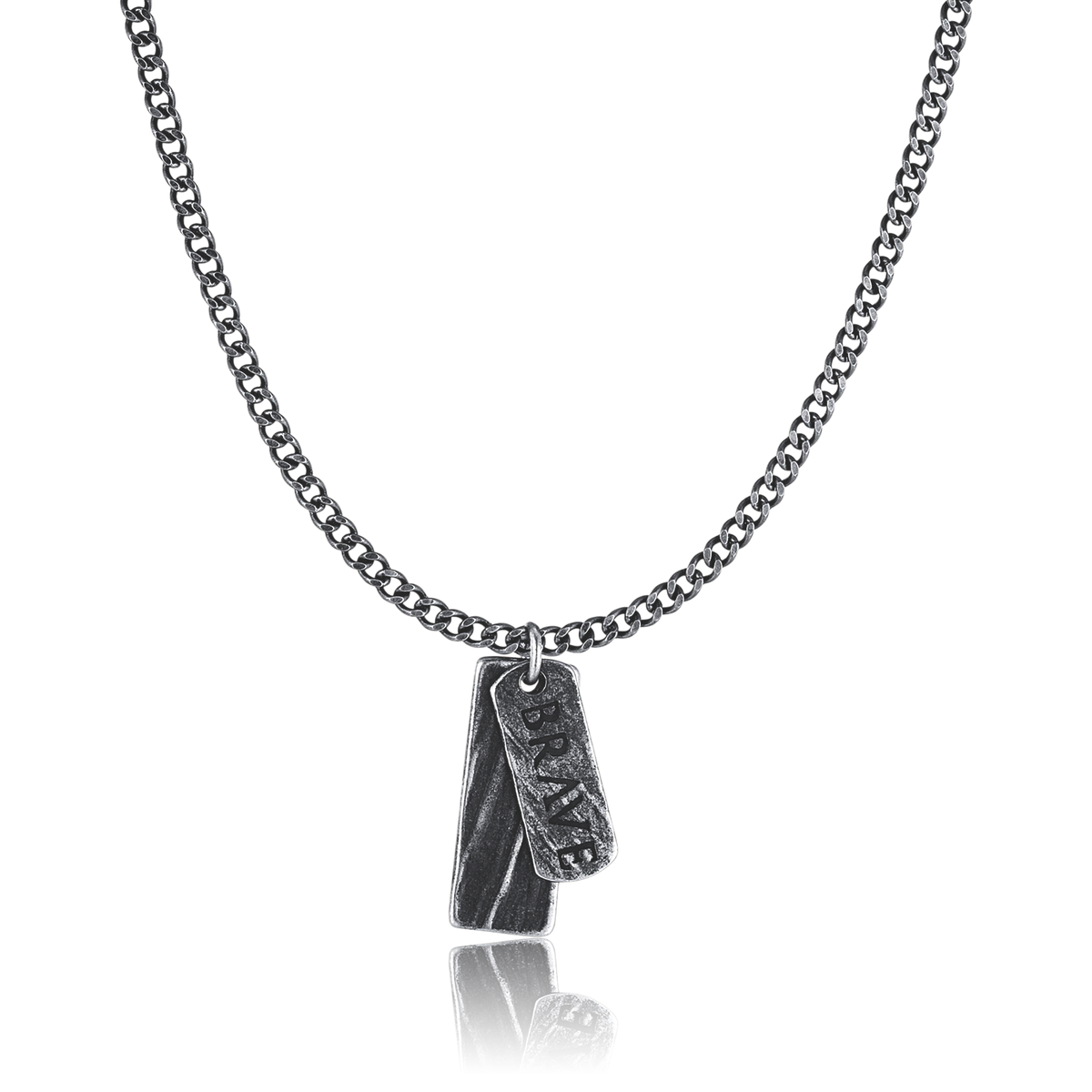 Hatching BRAVE Men's Necklace - Milas Jewels Shop