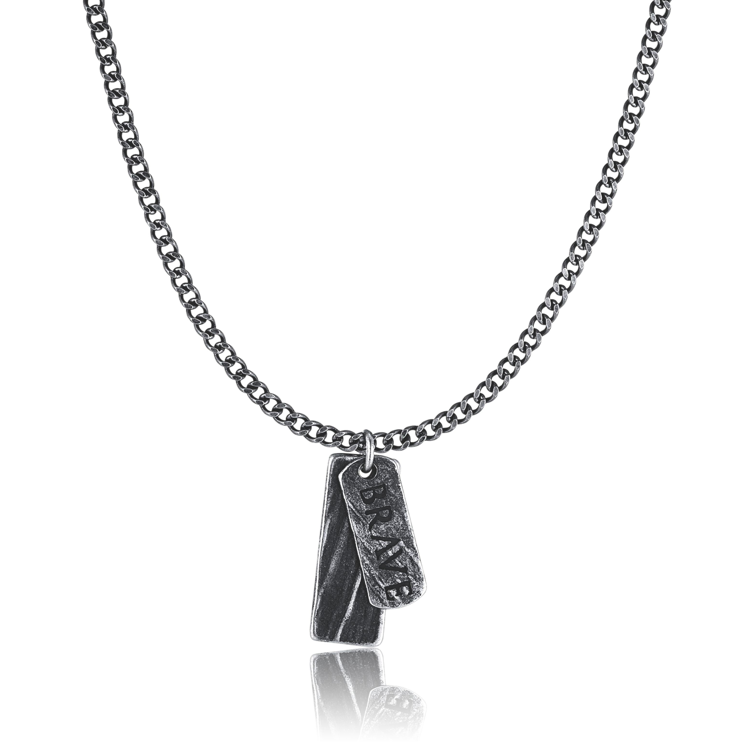 Hatching BRAVE Men's Necklace - Milas Jewels Shop