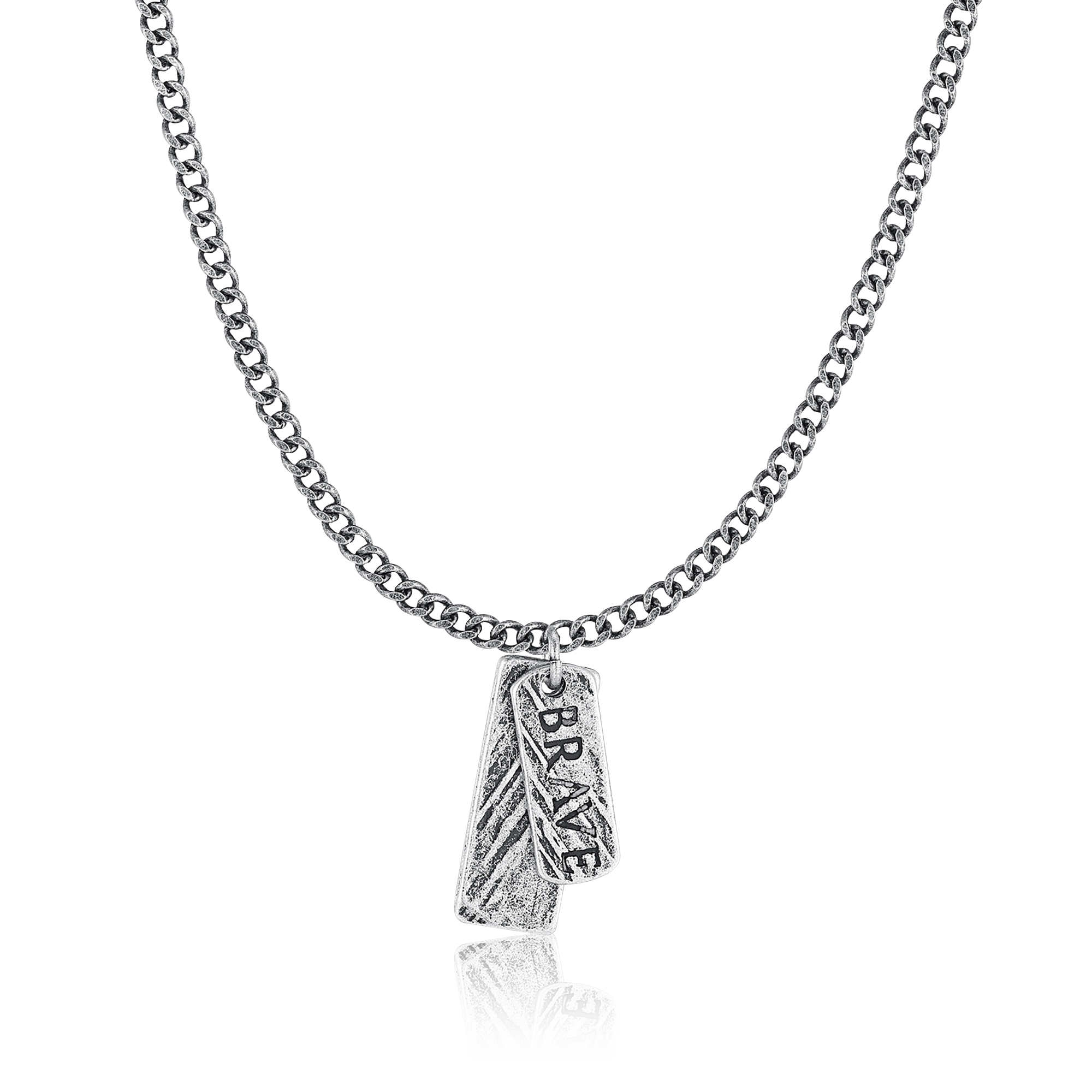Hatching BRAVE Men's Necklace - Milas Jewels Shop