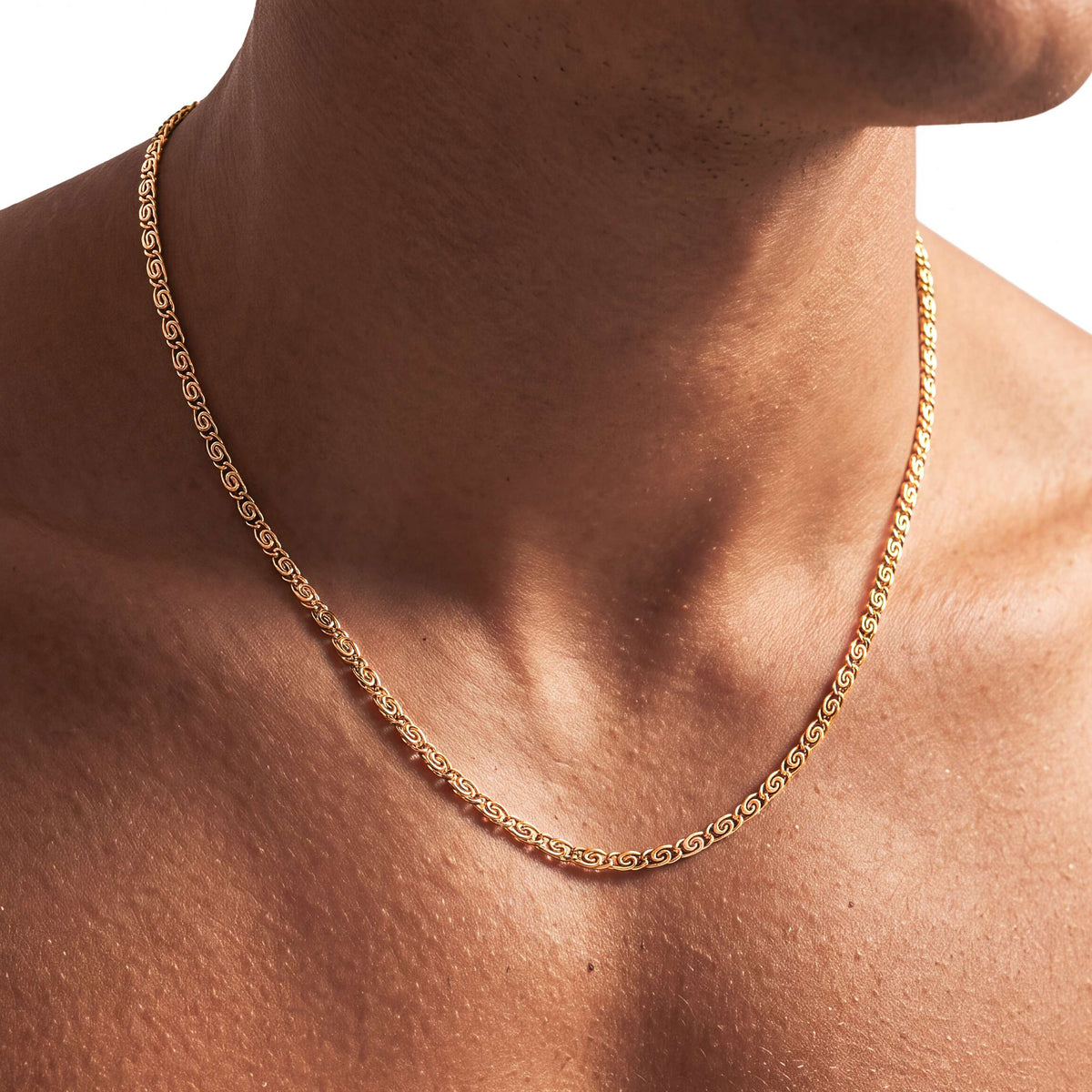 Greek BRAVE Men's Necklace