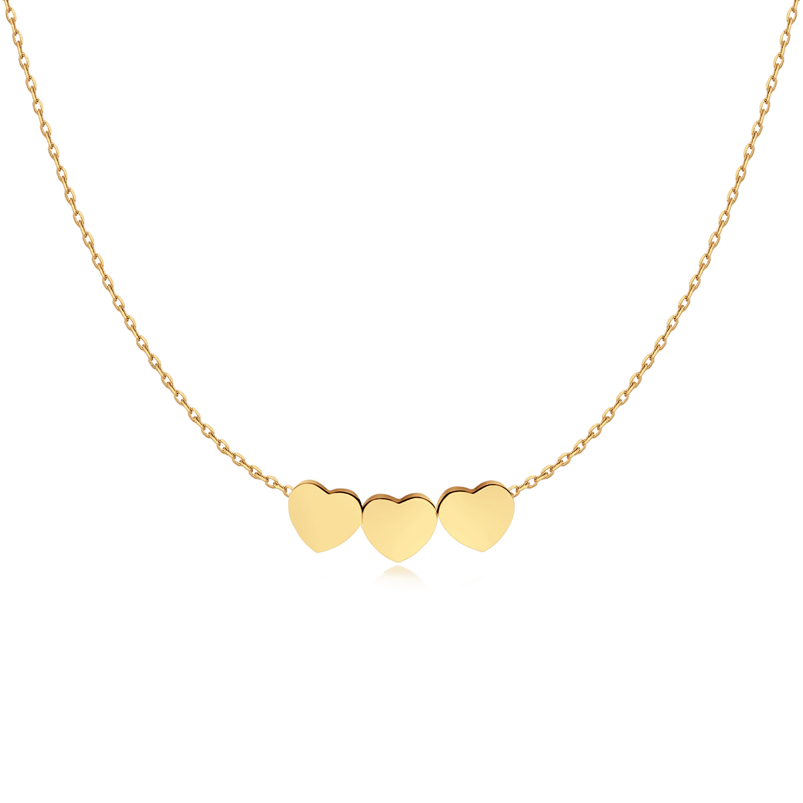 Hearts - 3 Times Love Necklace - Milas Jewels Shop