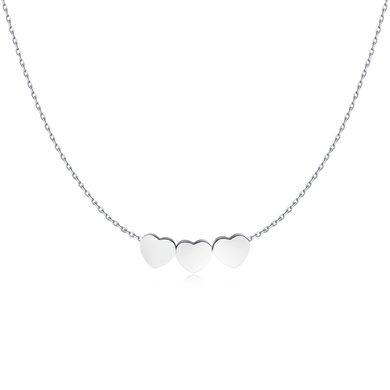 Hearts - 3 Times Love Necklace - Milas Jewels Shop