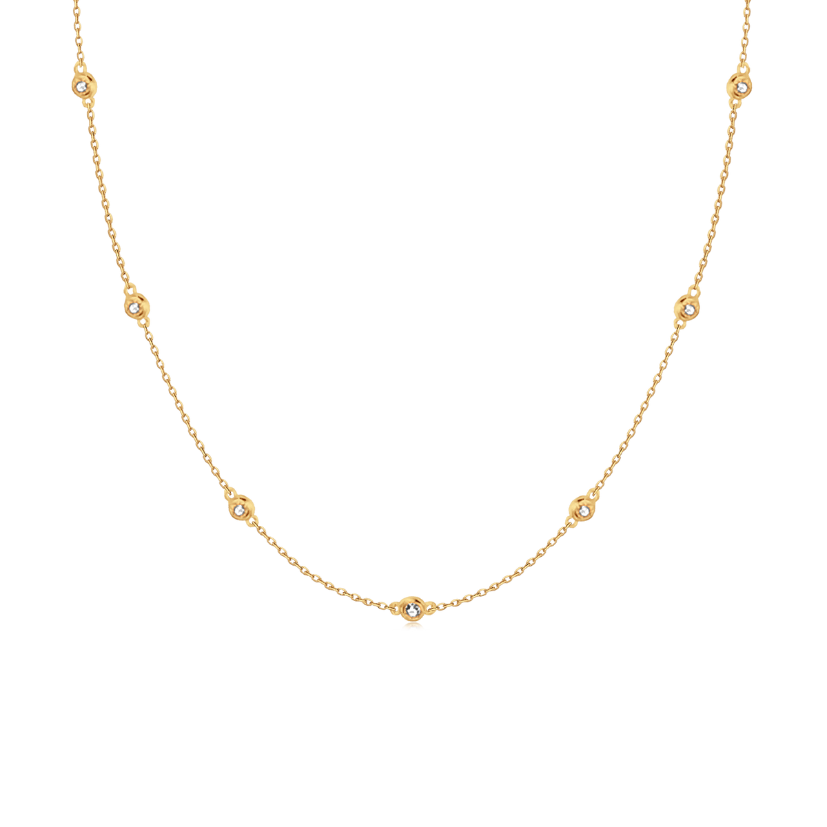Diamonds Necklace - Milas Jewels Shop