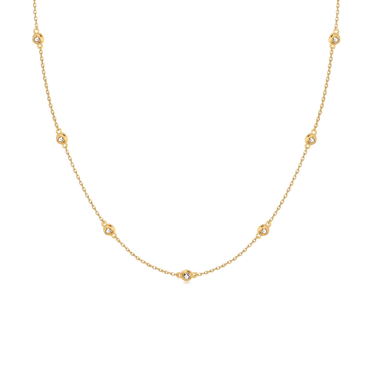 Diamonds Necklace - Milas Jewels Shop