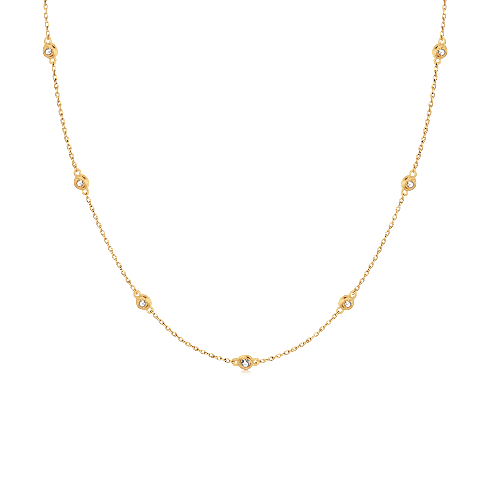 Diamonds Necklace - Milas Jewels Shop