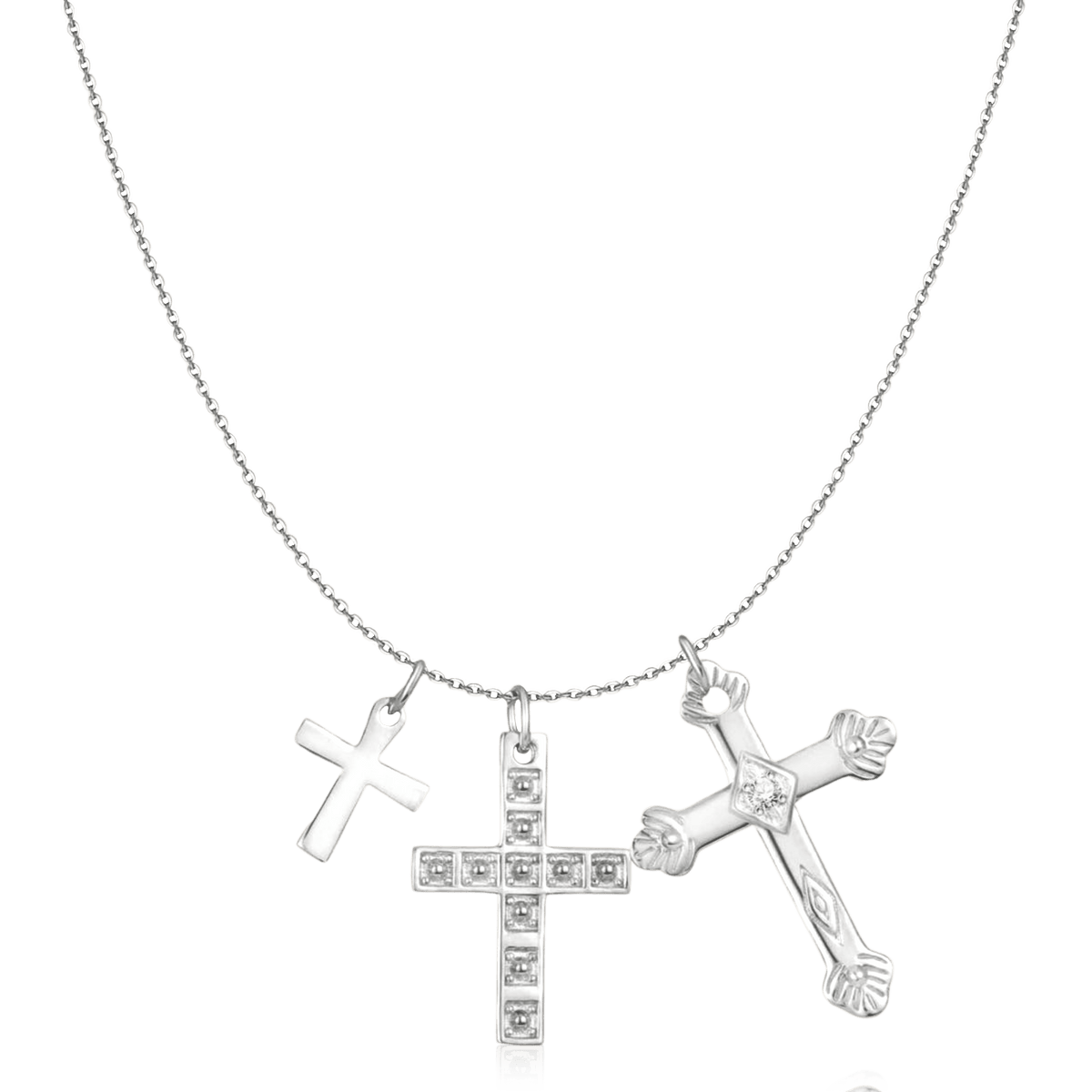 3 Crosses Necklace - Milas Jewels Shop