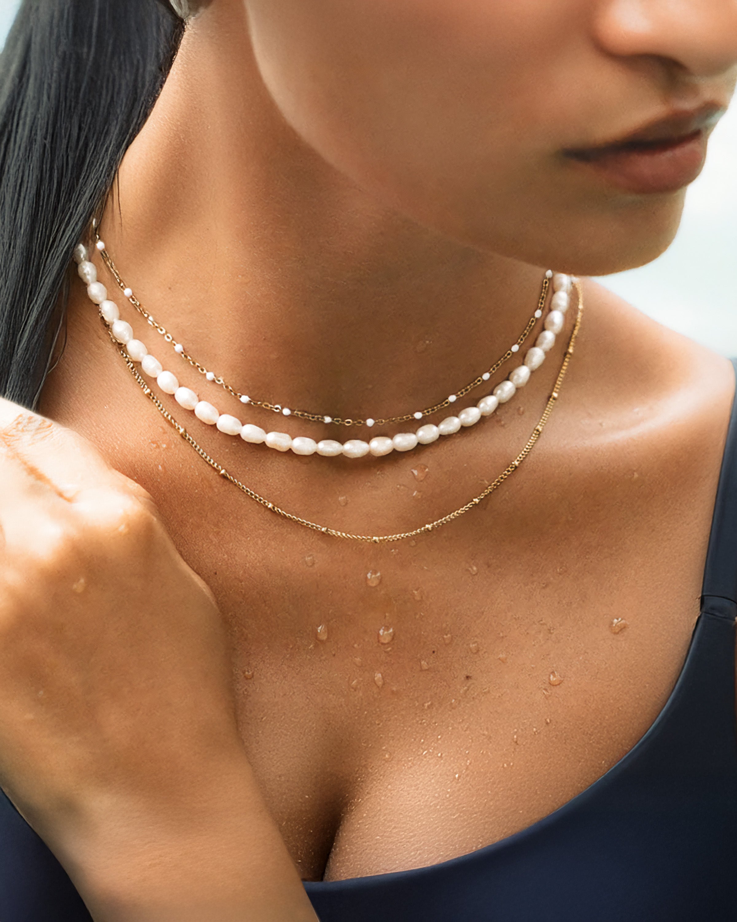 Pearlescent Necklace - Milas Jewels Shop