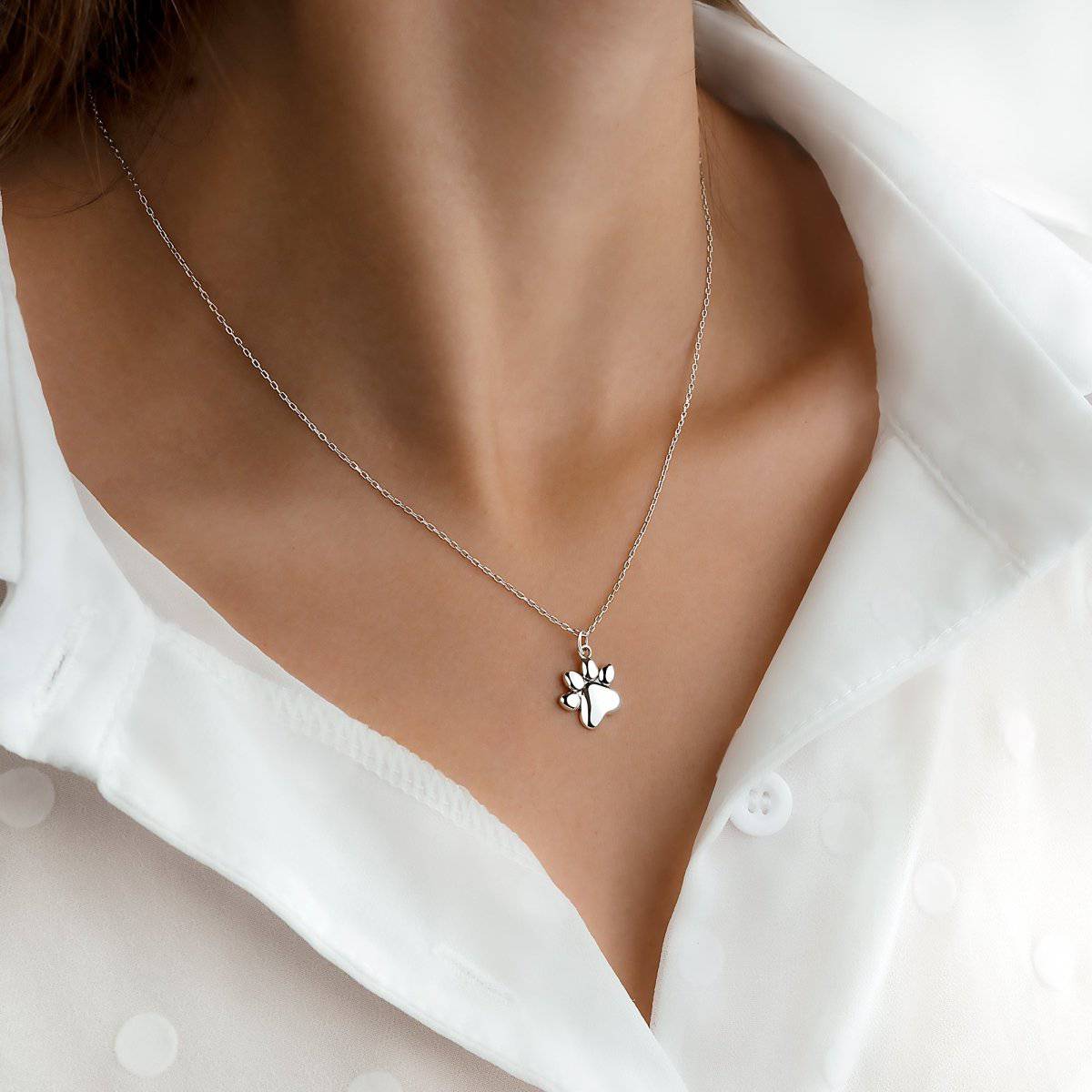 Little Paw Necklace - Milas Jewels Shop