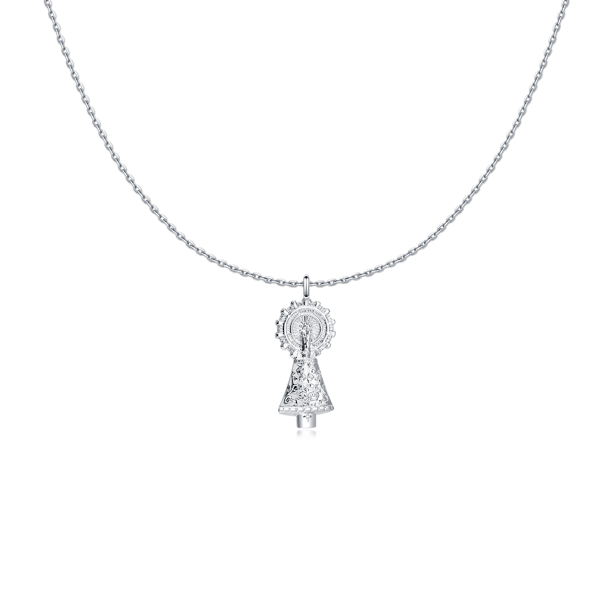 Virgin of Pilar Necklace - Milas Jewels Shop