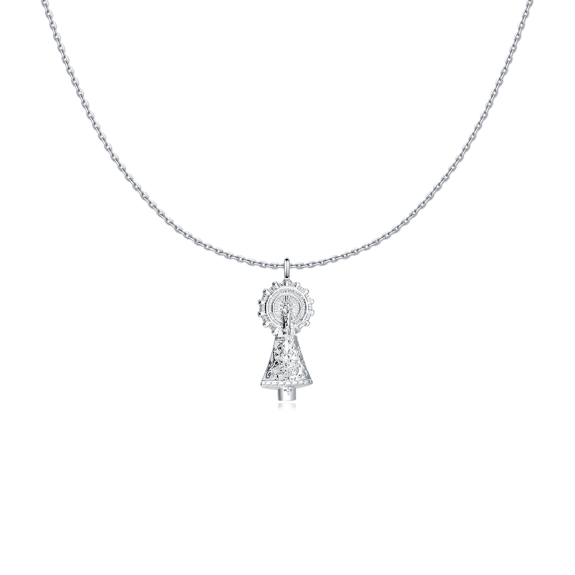 Virgin of Pilar Necklace - Milas Jewels Shop