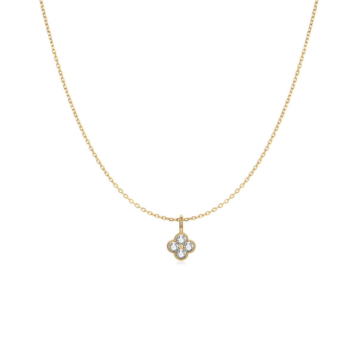 Country Flower Necklace - Milas Jewels Shop