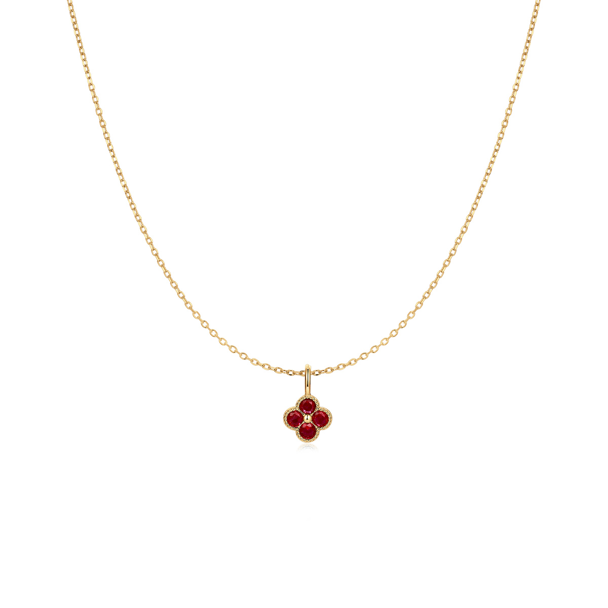 Country Flower Necklace - Milas Jewels Shop