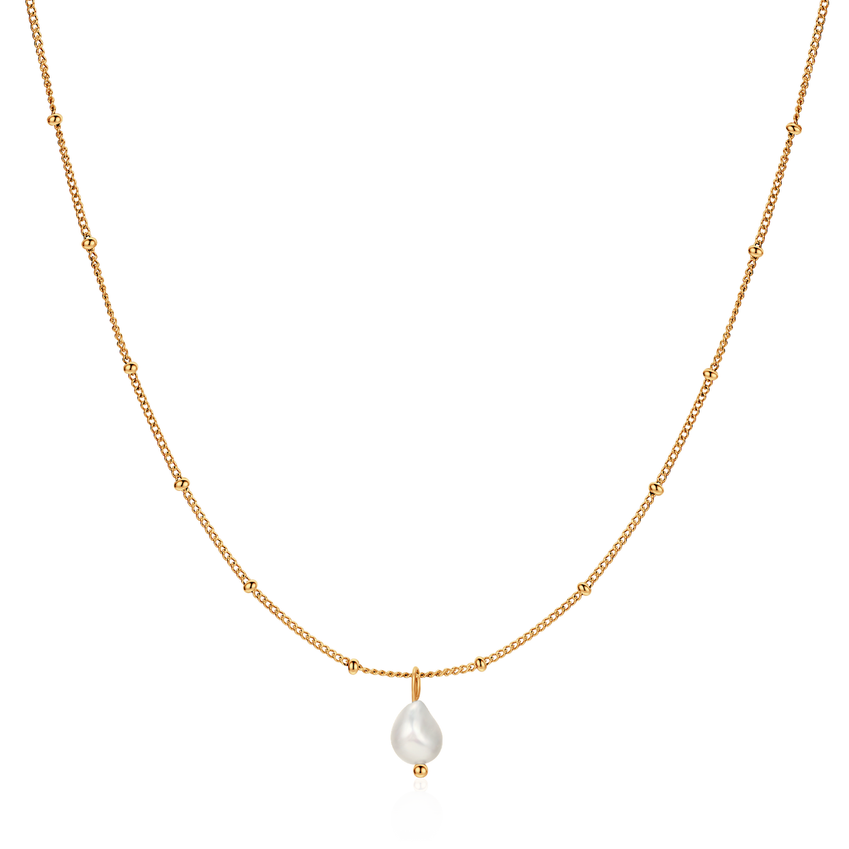 Drop Pearl Necklace - Milas Jewels Shop