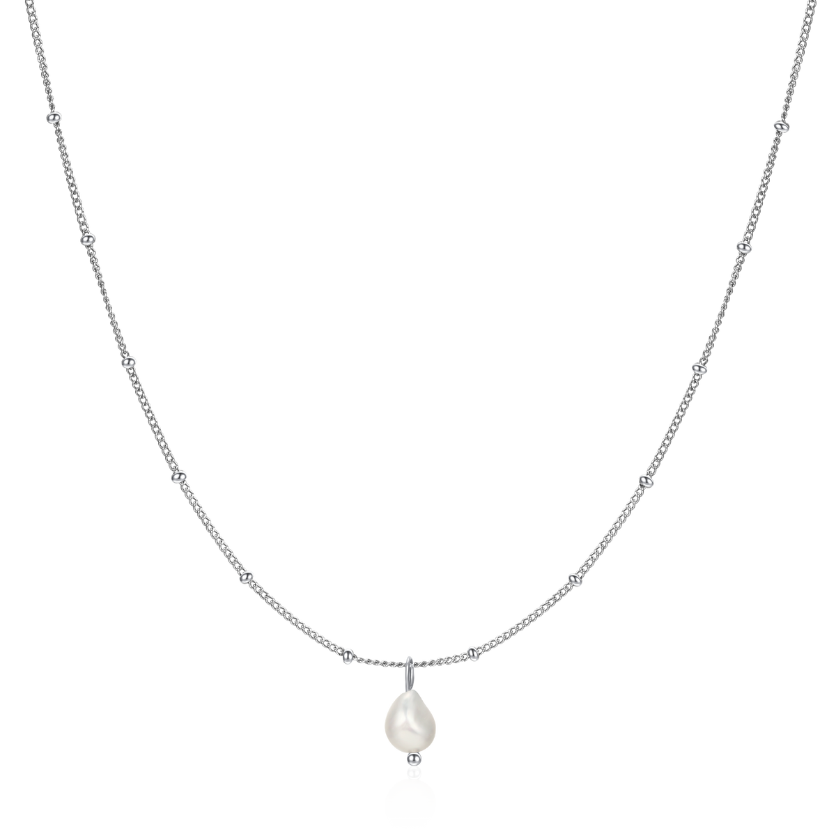 Drop Pearl Necklace - Milas Jewels Shop