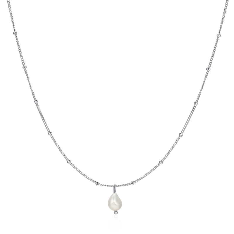 Drop Pearl Necklace - Milas Jewels Shop
