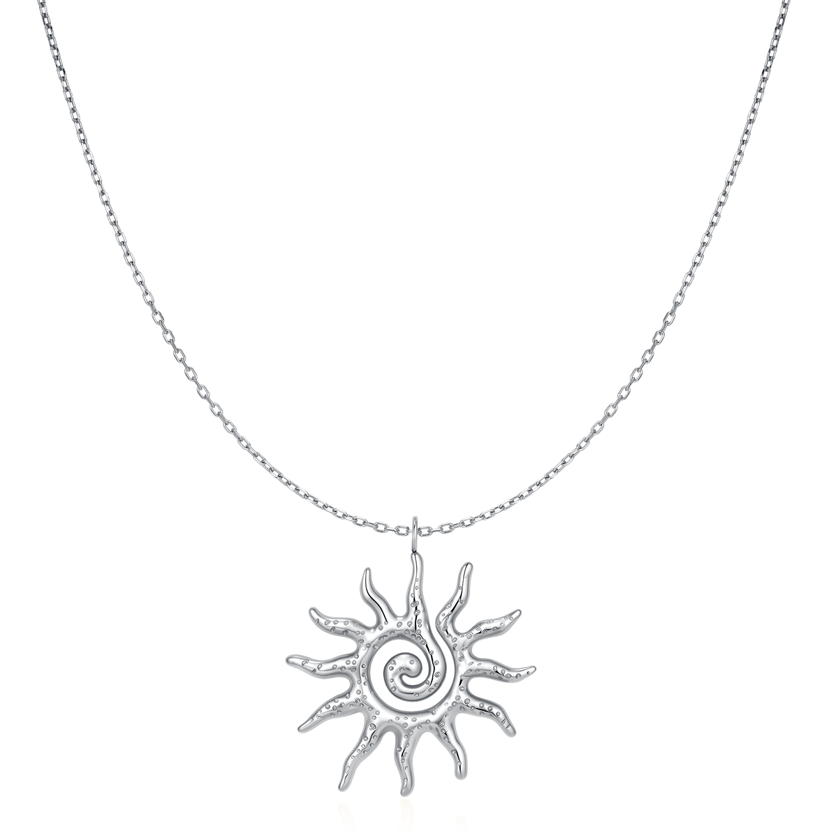 Spiral Sun Necklace