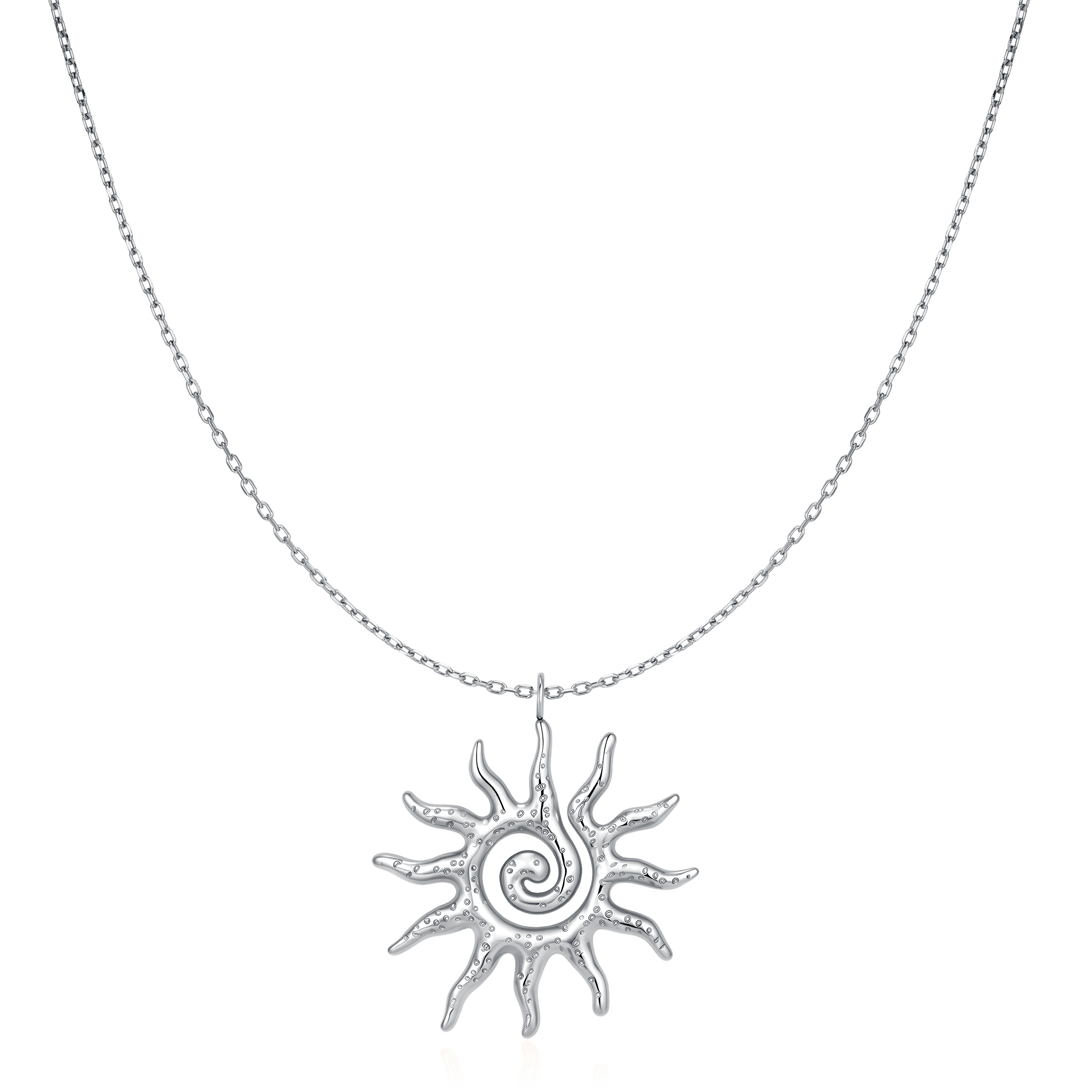 Spiral Sun Necklace