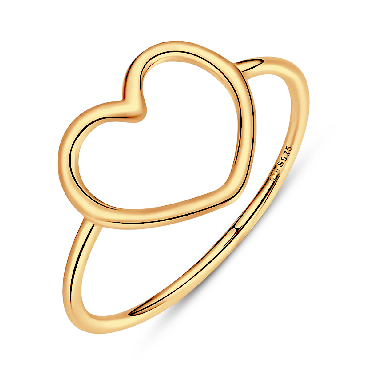 Minimalist Heart Ring - Milas Jewels Shop
