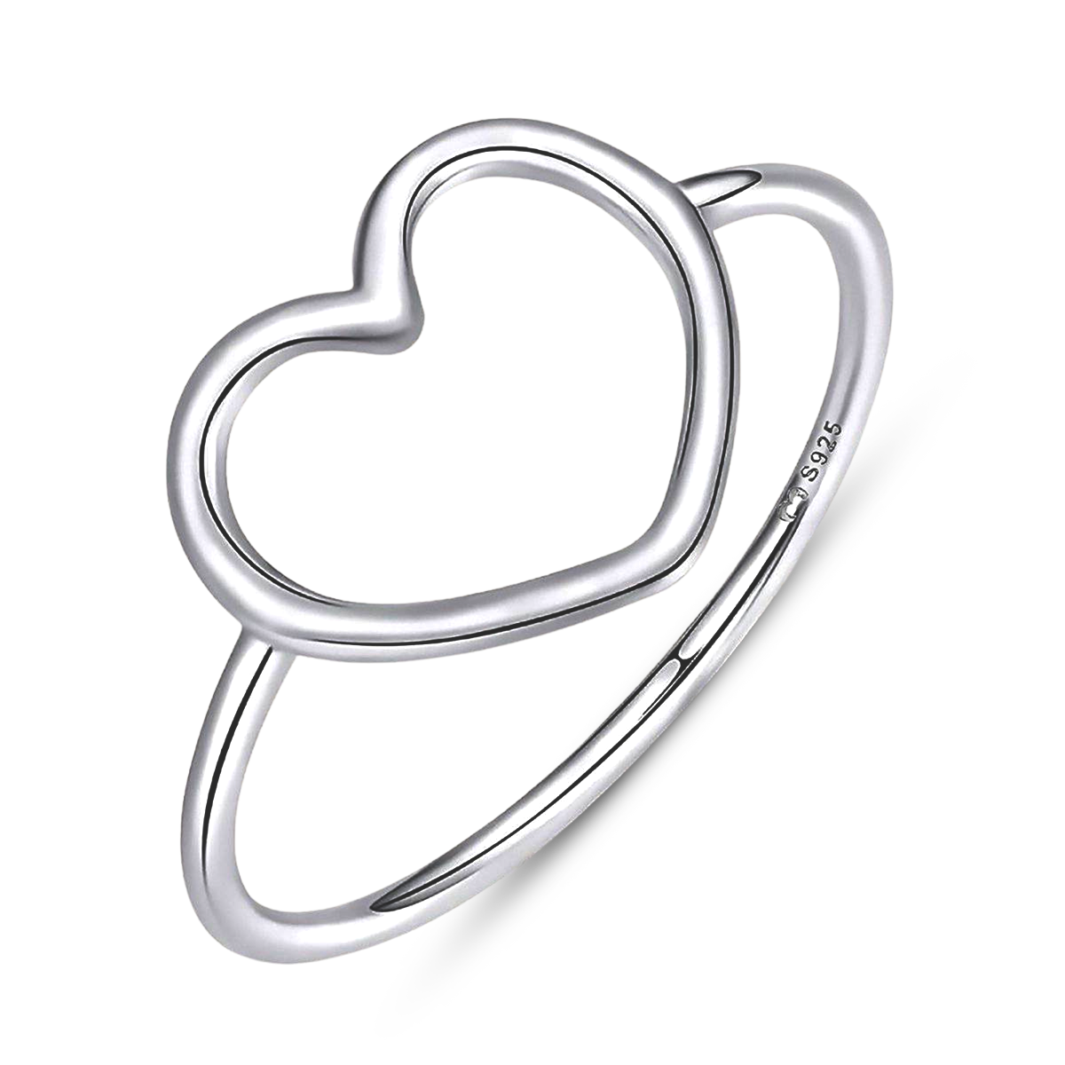 Minimalist Heart Ring - Milas Jewels Shop