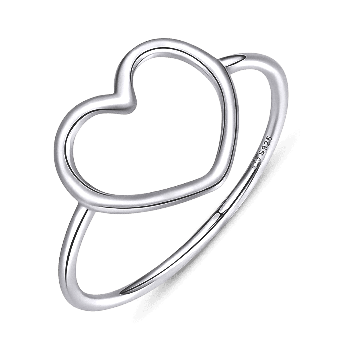 Minimalist Heart Ring - Milas Jewels Shop