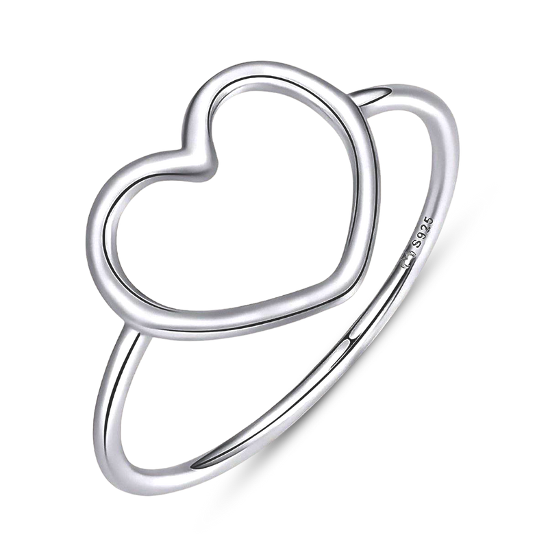 Minimalist Heart Ring - Milas Jewels Shop
