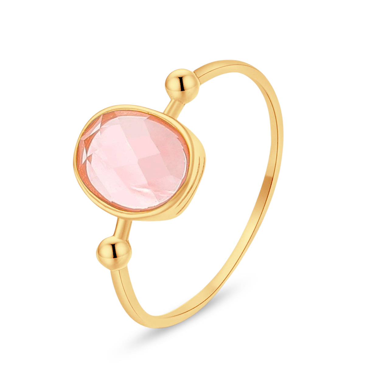 Pink Glossy Ring - Milas Jewels Shop