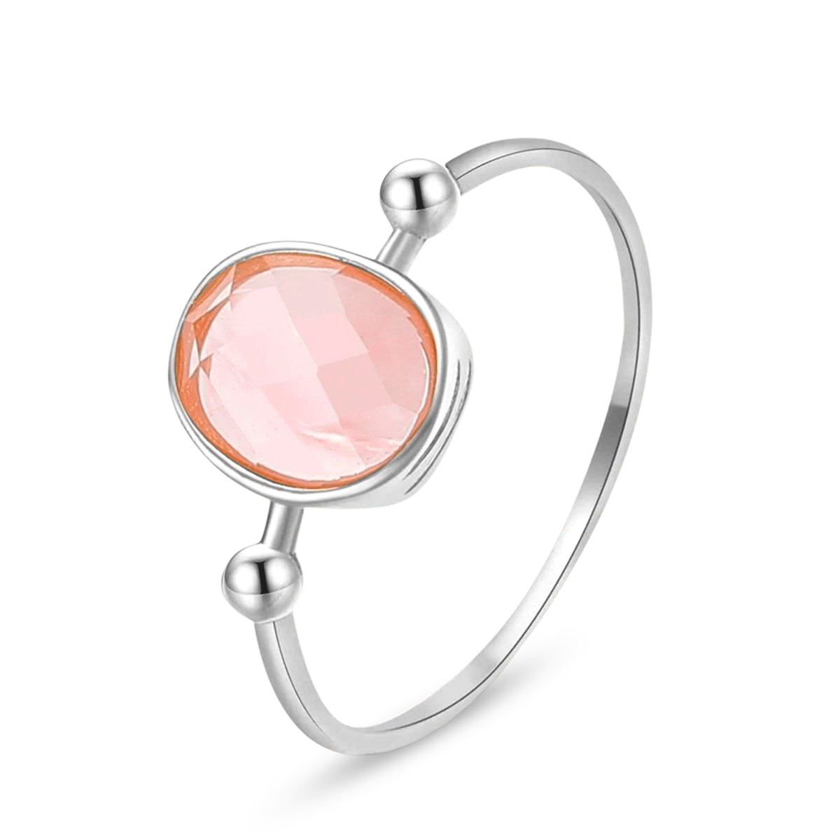 Pink Glossy Ring - Milas Jewels Shop