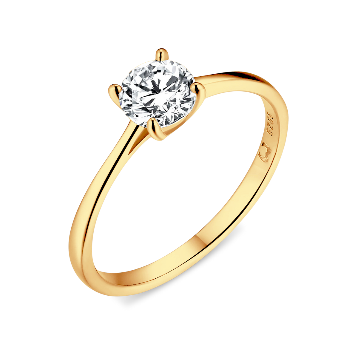 Round Zirconia Ring - Milas Jewels Shop