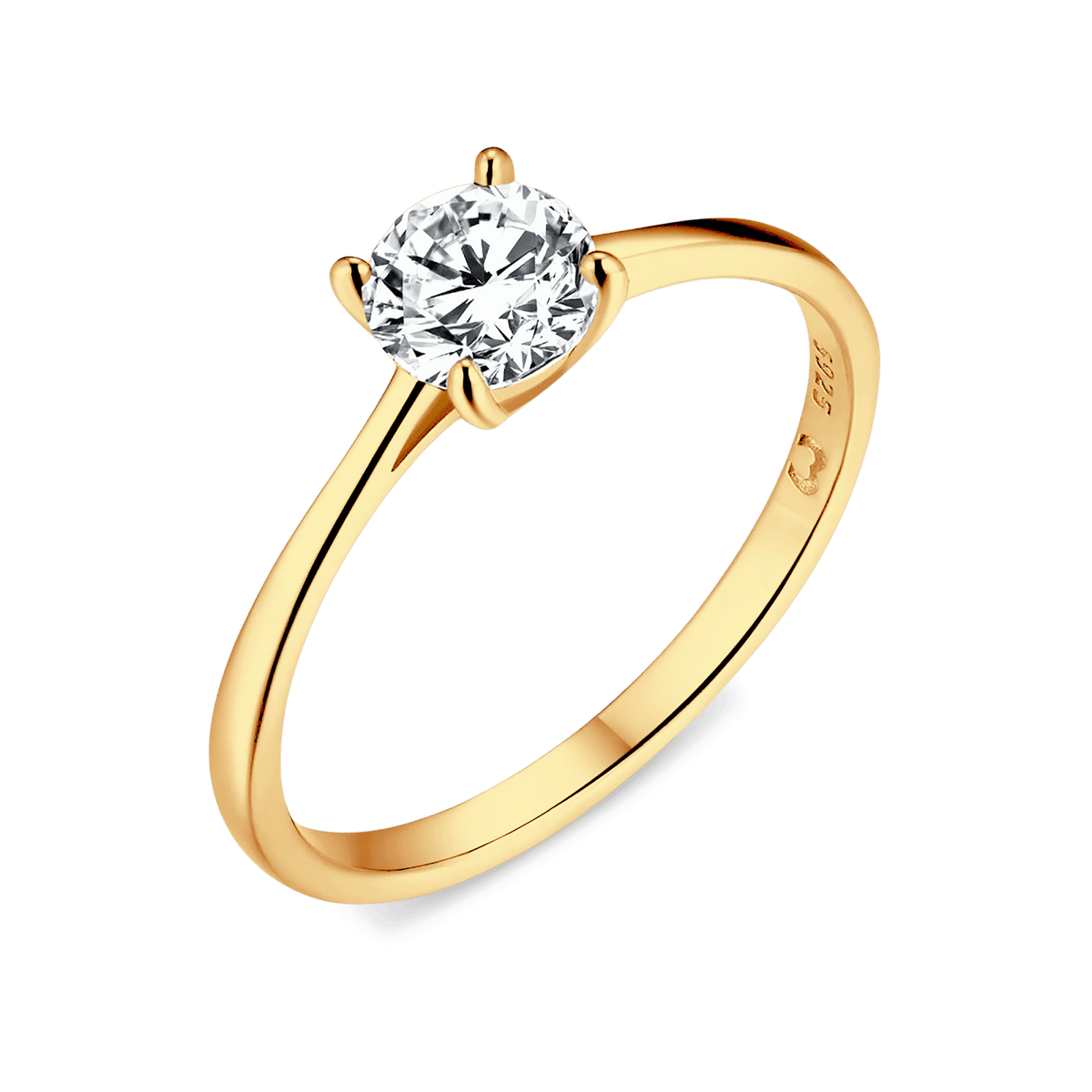 Round Zirconia Ring - Milas Jewels Shop