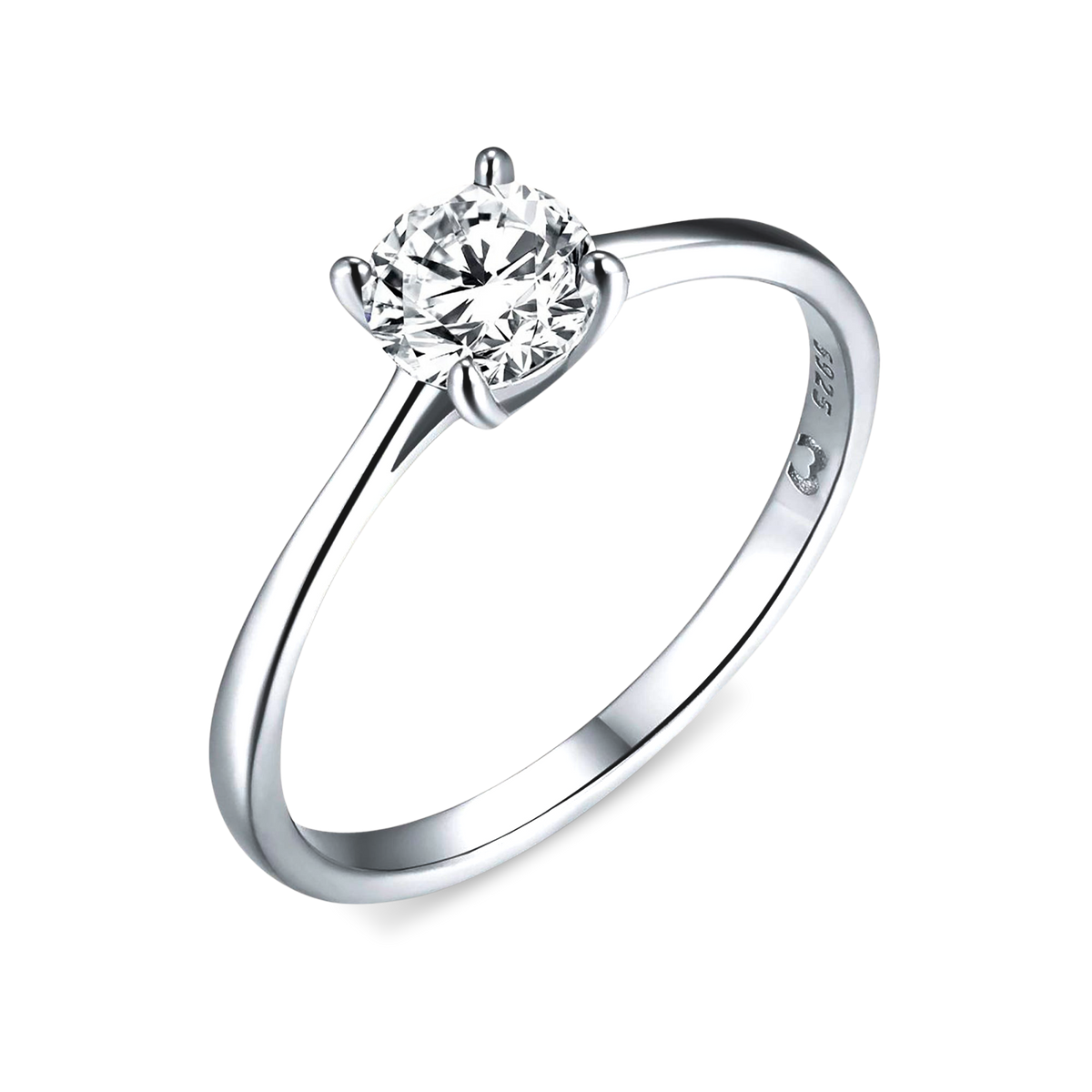 Round Zirconia Ring - Milas Jewels Shop