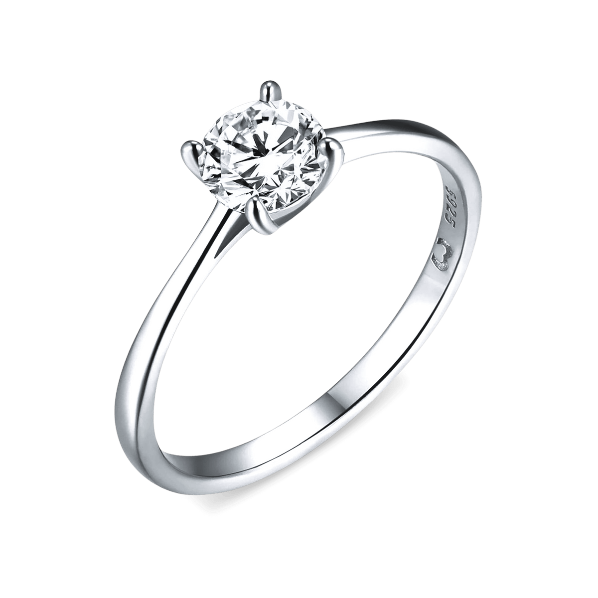 Round Zirconia Ring - Milas Jewels Shop