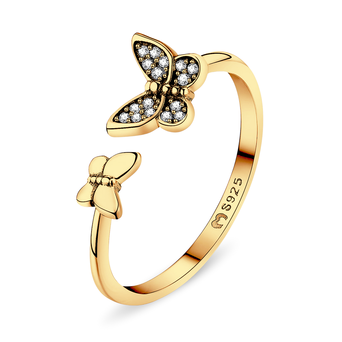 Little Butterflies Ring - Milas Jewels Shop