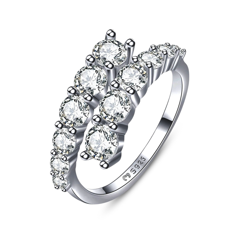 Curly Zirconia Ring - Milas Jewels Shop