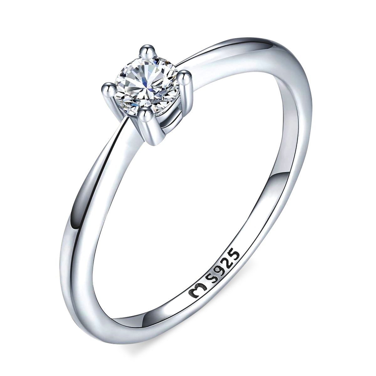 Solitaire Zirconia Ring - Milas Jewels Shop