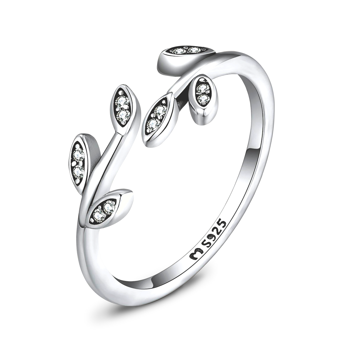 Shiny Leaves Ring - Milas Jewels Shop